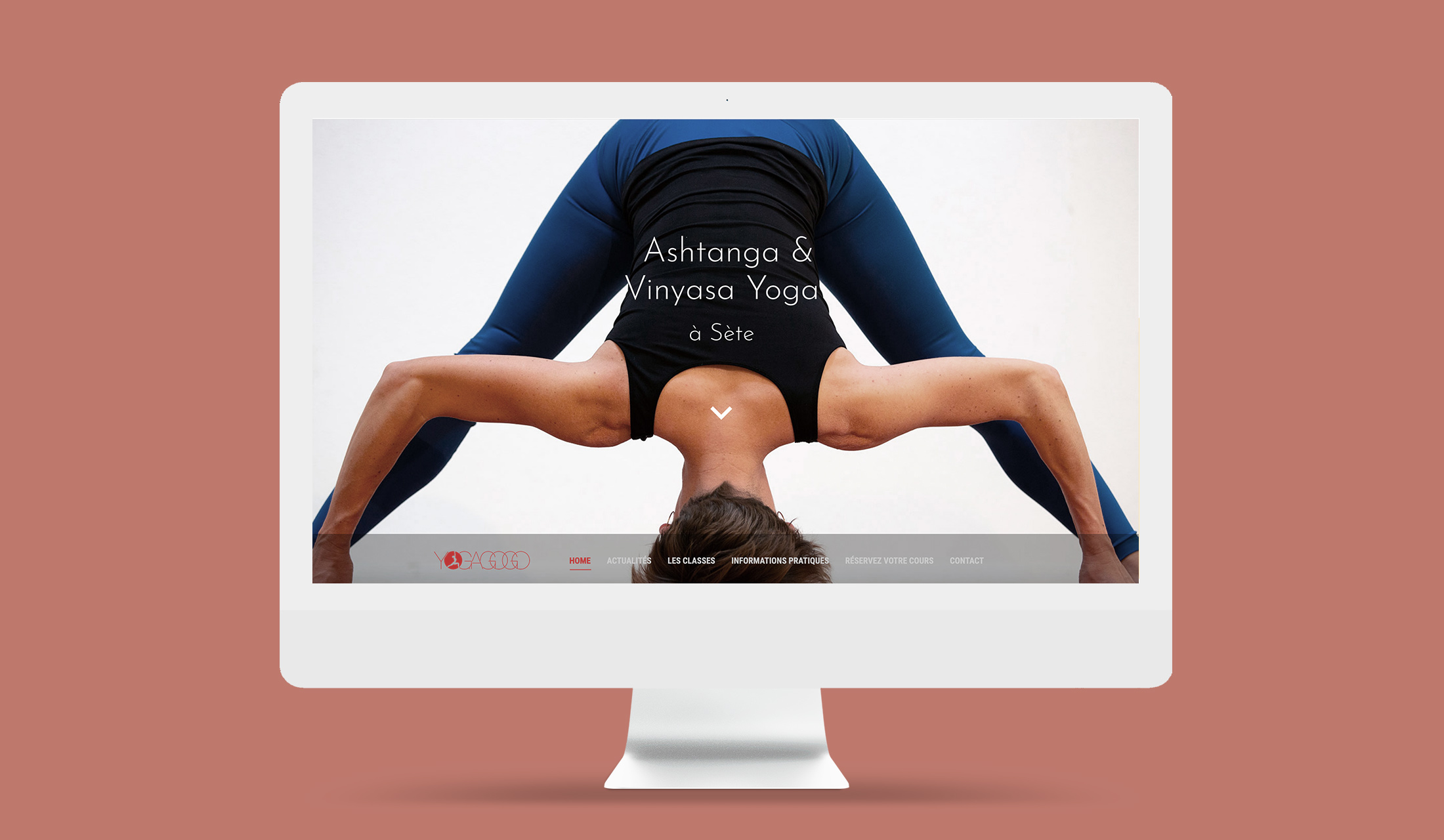 Site internet École de Yoga Yogagogo à Sète