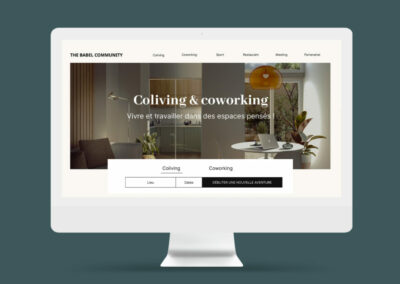 Refonte site The Babel Community / UX UI