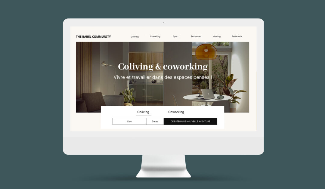 Refonte site The Babel Community / UX UI