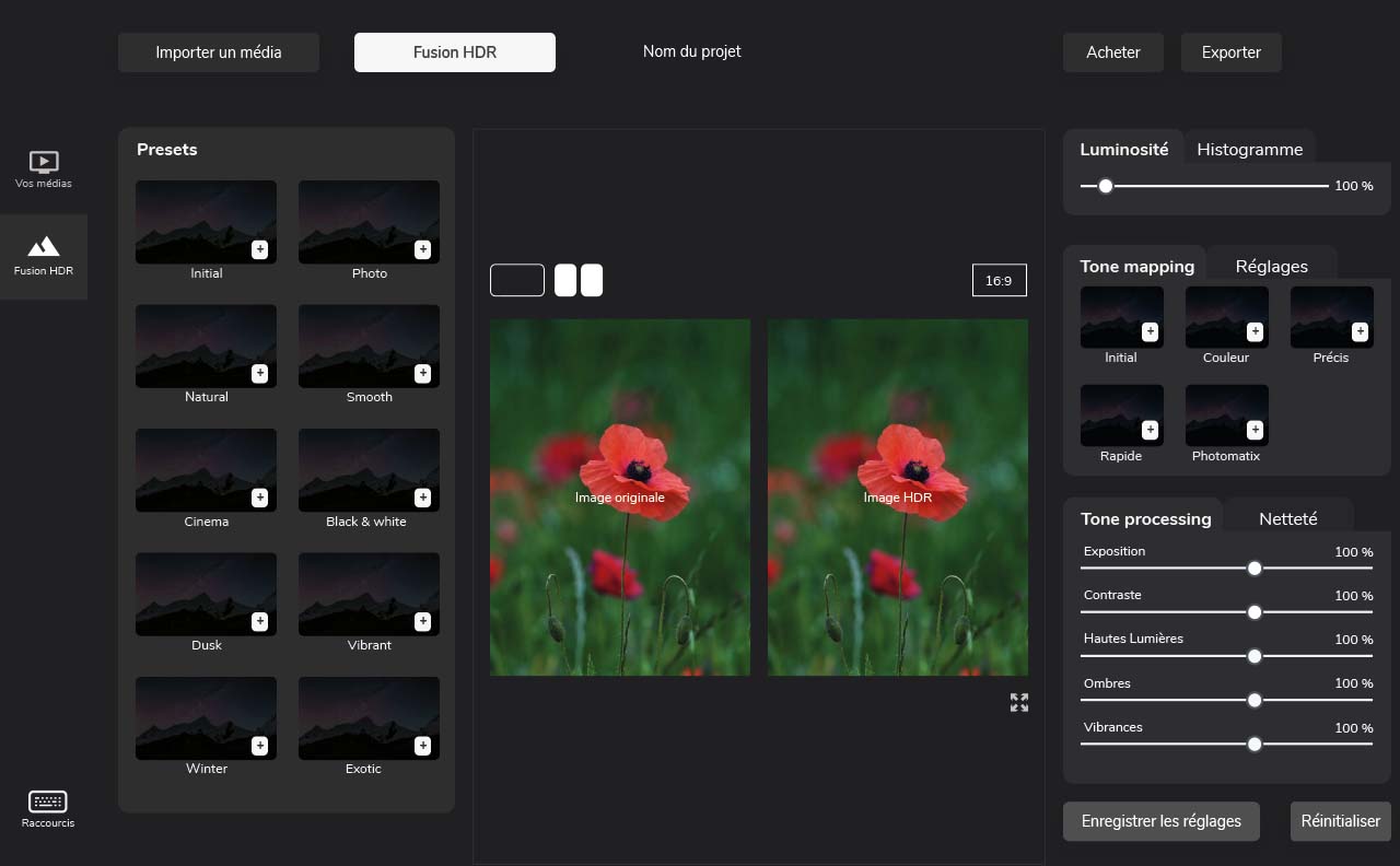 UI HDR LOG