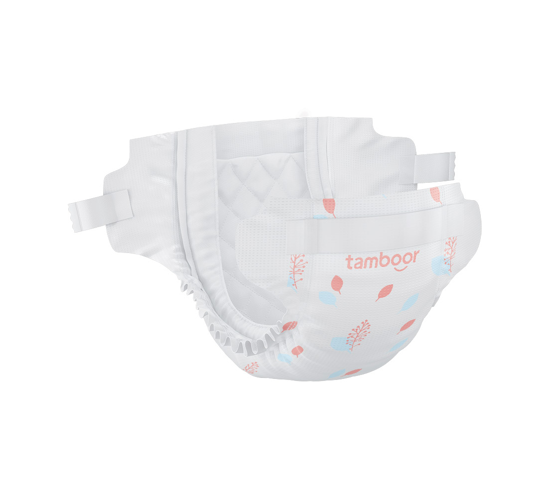 Création de la gamme complète de packagings TAMBOOR — illustrations douces et identités par taille.